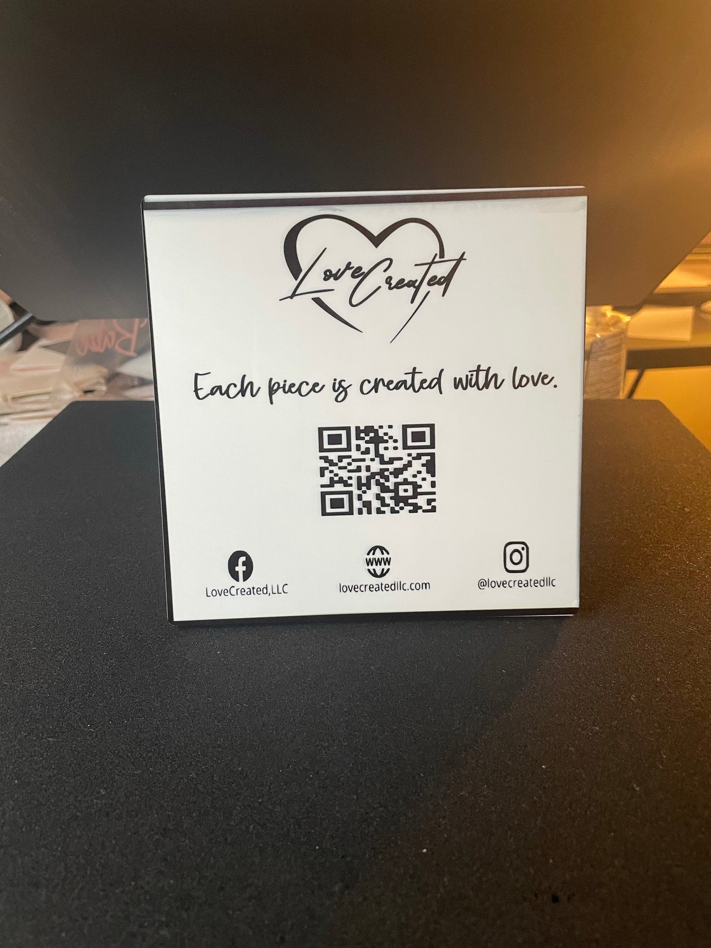 Table sign