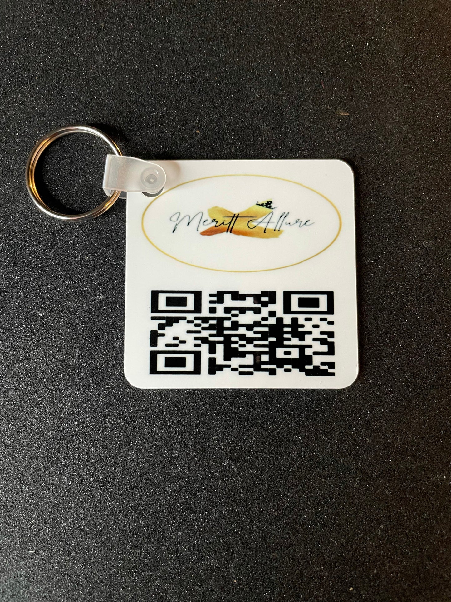 Square Key Chain (logo only)