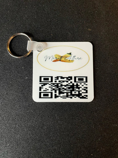 Square Key Chain (logo only)